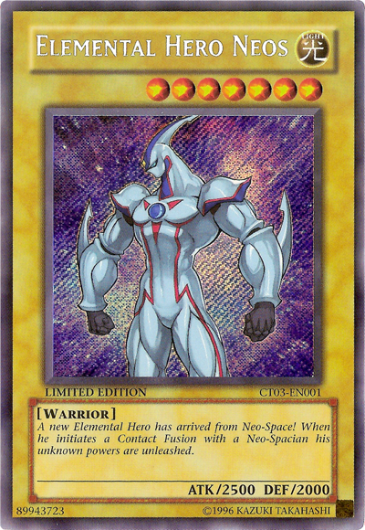 Elemental HERO Neos [CT03-EN001] Secret Rare Yu-Gi-Oh!