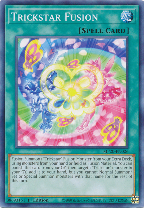 Trickstar Fusion [MP20-EN026] Common Yu-Gi-Oh!