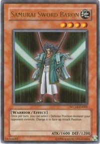 Samurai Sword Baron [WC10-EN001] Ultra Rare Yu-Gi-Oh!