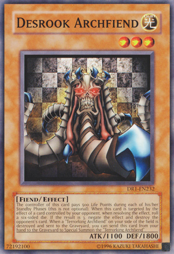 Desrook Archfiend [DR1-EN232] Common Yu-Gi-Oh!
