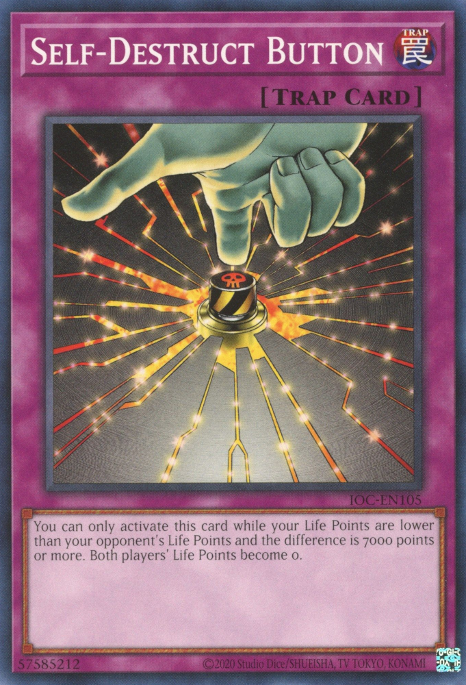 Self-Destruct Button [IOC-EN105] Common Yu-Gi-Oh!