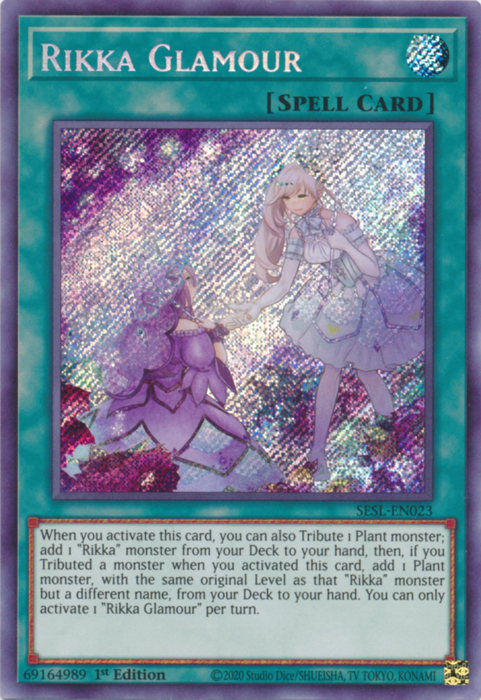 Rikka Glamour [SESL-EN023] Secret Rare Yu-Gi-Oh!