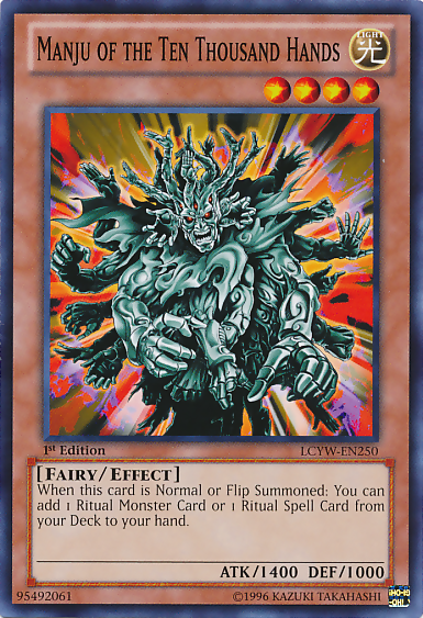 Manju of the Ten Thousand Hands [LCYW-EN250] Common Yu-Gi-Oh!