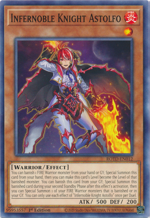 Infernoble Knight Astolfo [ROTD-EN012] Common Yu-Gi-Oh!