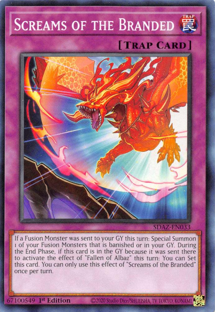 Screams of the Branded [SDAZ-EN033] Common Yu-Gi-Oh!
