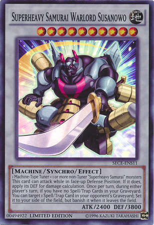 Superheavy Samurai Warlord Susanowo [SECE-ENS11] Super Rare Yu-Gi-Oh!