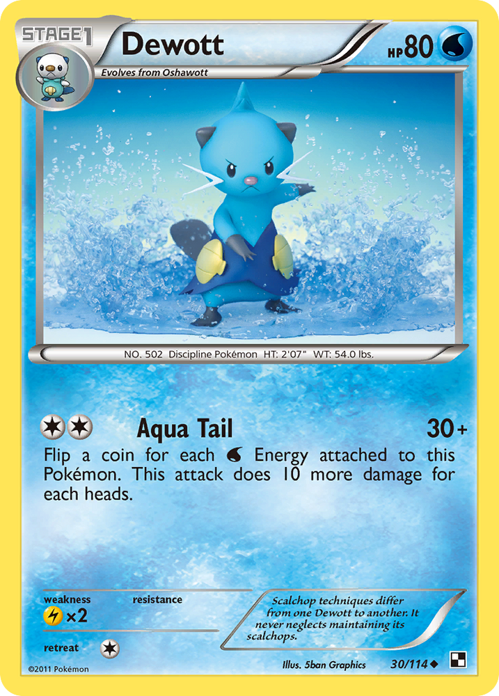 Dewott (30/114) [Black & White: Base Set] Pokémon