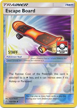Escape Board (122a/156) (League Promo Staff) [Sun & Moon: Ultra Prism] Pokémon