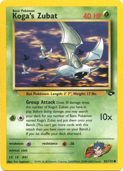Koga's Zubat (83/132) [Gym Challenge Unlimited] Pokémon