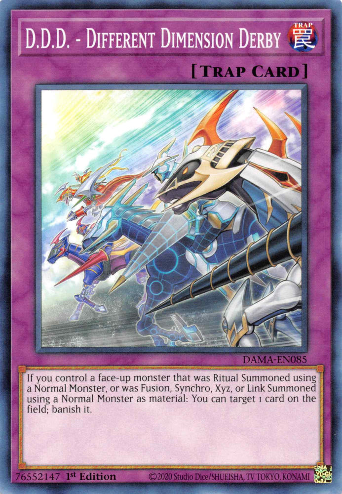 D.D.D. - Different Dimension Derby [DAMA-EN085] Common Yu-Gi-Oh!