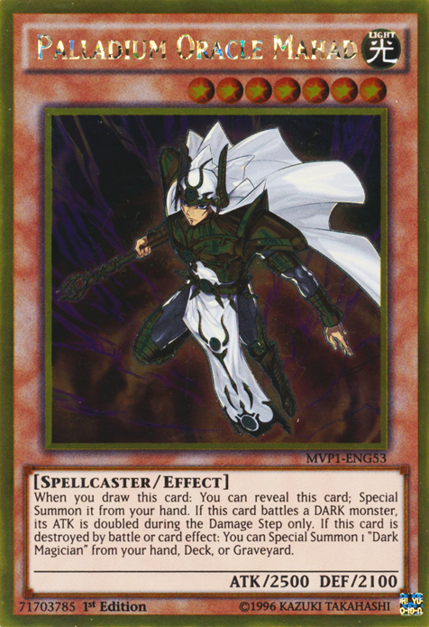 Palladium Oracle Mahad [MVP1-ENG53] Gold Rare Yu-Gi-Oh!