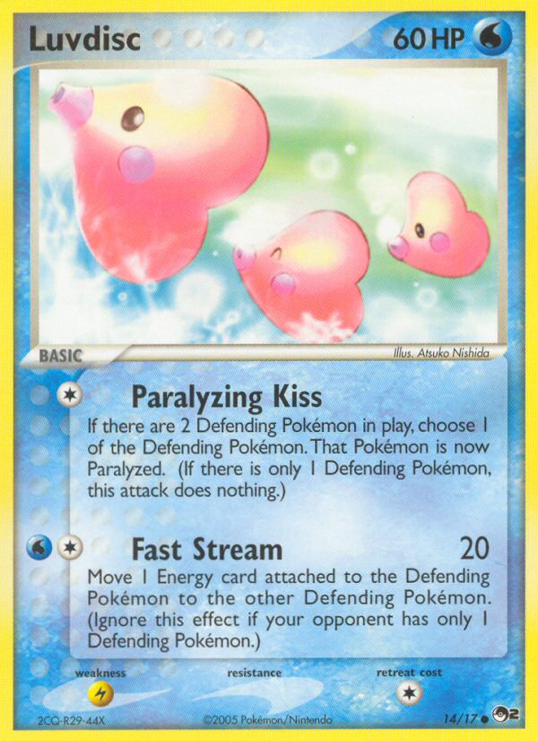 Luvdisc (14/17) [POP Series 2] Pokémon