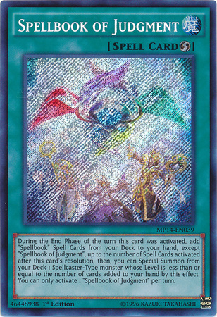 Spellbook of Judgment [MP14-EN039] Secret Rare Yu-Gi-Oh!