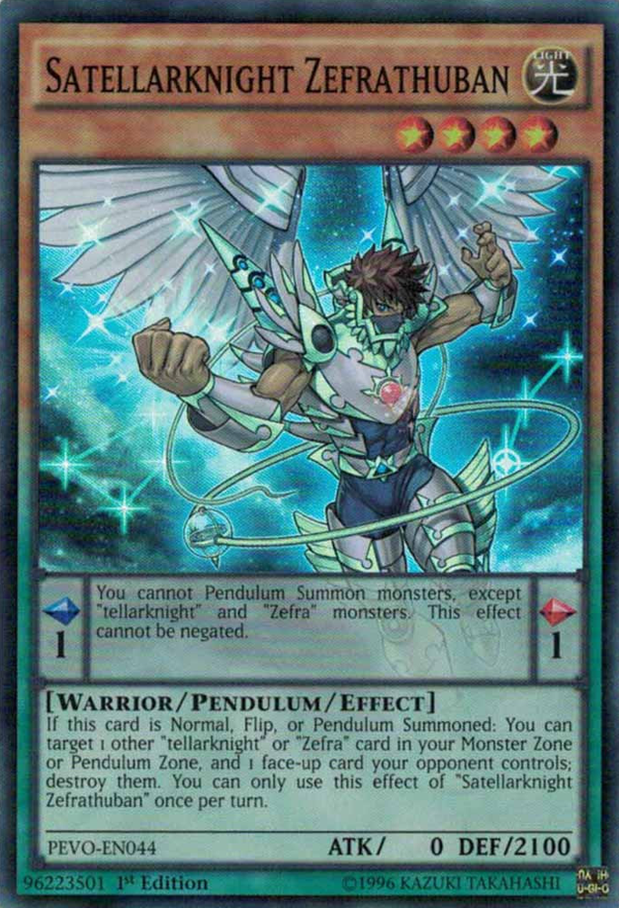 Satellarknight Zefrathuban [PEVO-EN044] Super Rare Yu-Gi-Oh!