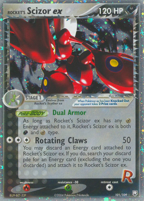 Rocket's Scizor ex (101/109) [EX: Team Rocket Returns] Pokémon