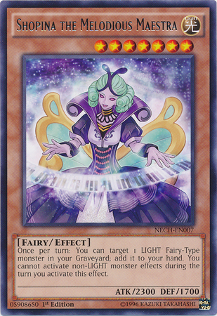 Shopina the Melodious Maestra [NECH-EN007] Rare Yu-Gi-Oh!