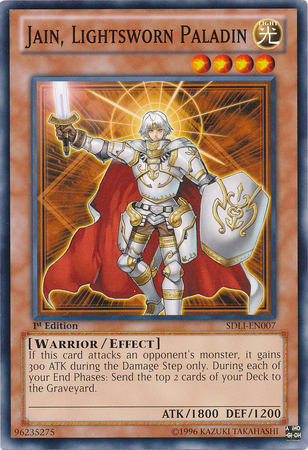 Jain, Lightsworn Paladin [SDLI-EN007] Common Yu-Gi-Oh!