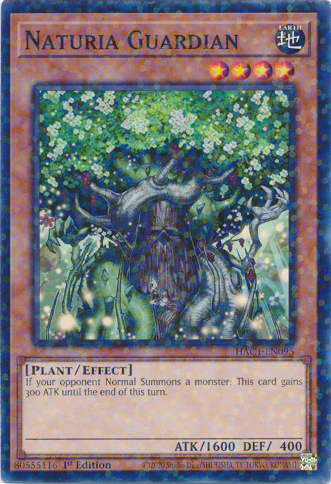 Naturia Guardian (Duel Terminal) [HAC1-EN095] Common Yu-Gi-Oh!