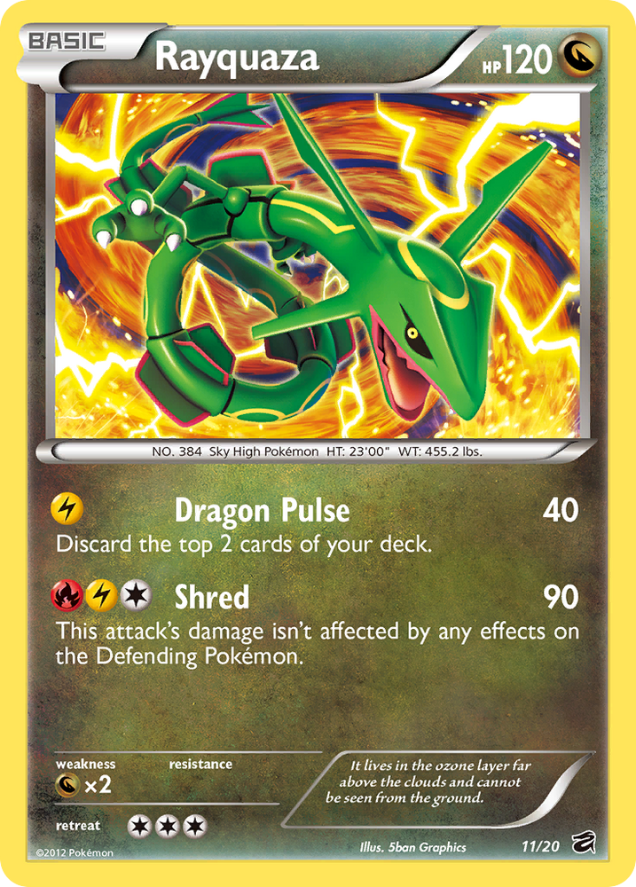 Rayquaza (11/20) [Black & White: Dragon Vault] Pokémon