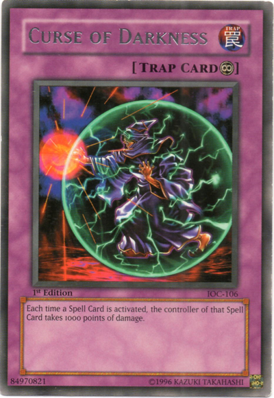 Curse of Darkness [IOC-106] Rare Yu-Gi-Oh!