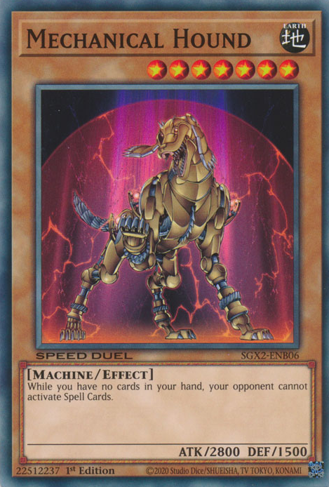 Mechanical Hound [SGX2-ENB06] Common Yu-Gi-Oh!