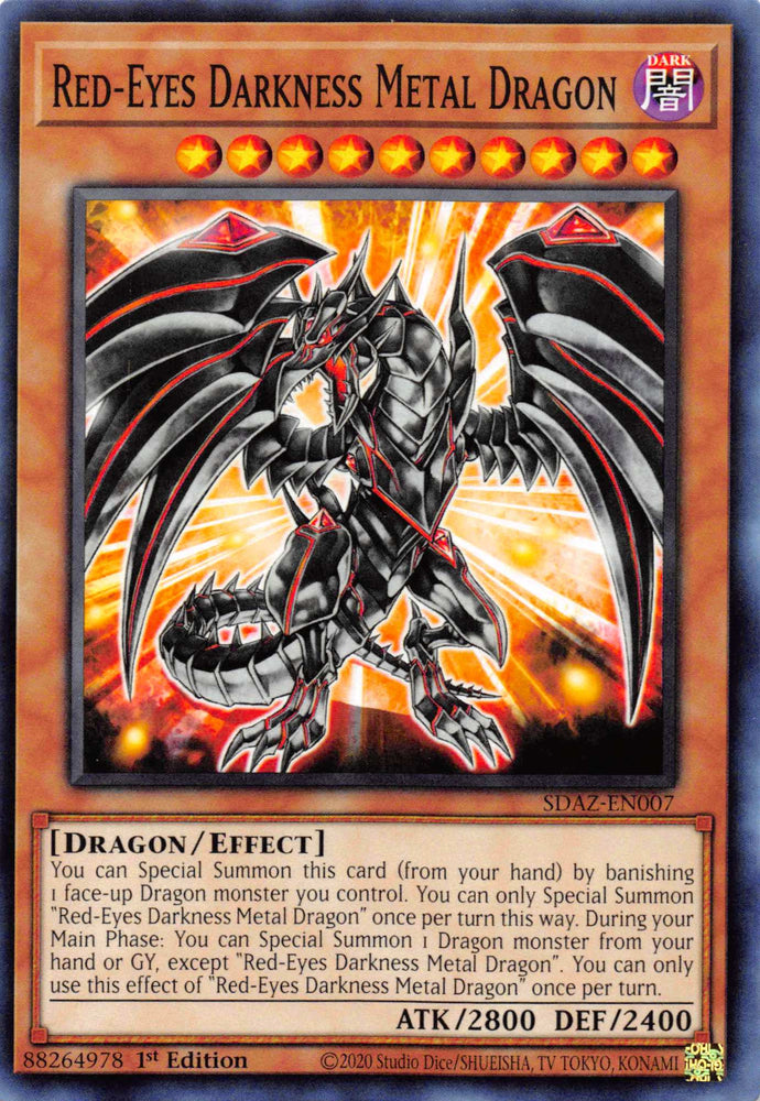 Red-Eyes Darkness Metal Dragon [SDAZ-EN007] Common Yu-Gi-Oh!