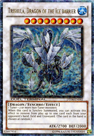Trishula, Dragon of the Ice Barrier [DT04-EN092] Ultra Rare Yu-Gi-Oh!