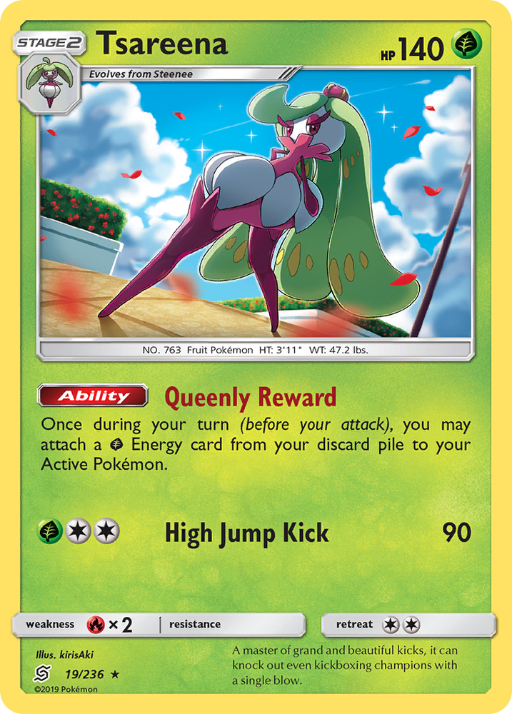Tsareena (19/236) [Sun & Moon: Unified Minds] Pokémon