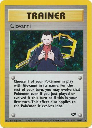 Giovanni (18/132) [Gym Challenge Unlimited] Pokémon