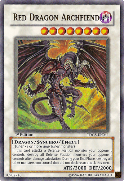Red Dragon Archfiend [TDGS-EN041] Ultra Rare Yu-Gi-Oh!