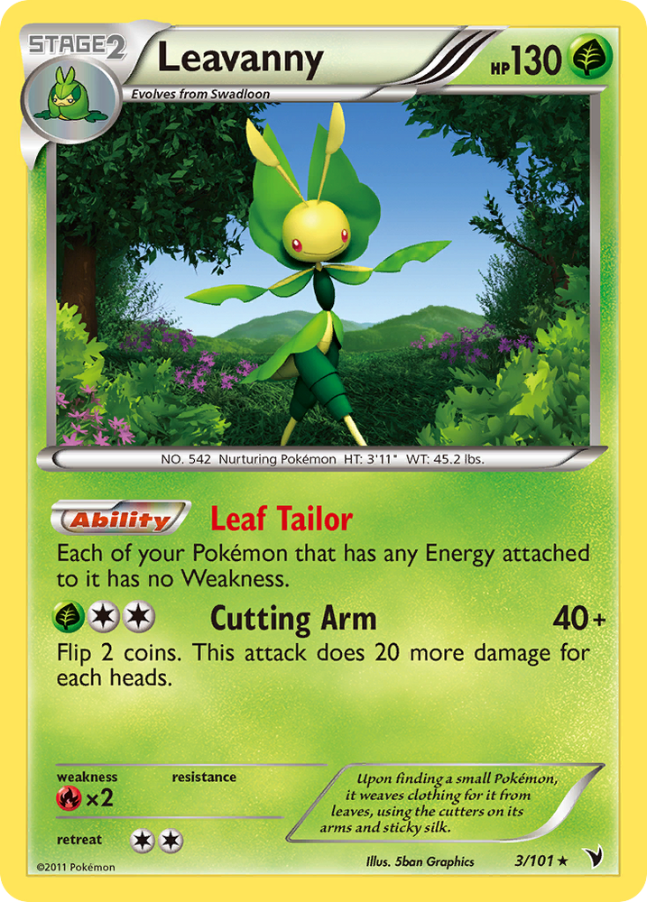 Leavanny (3/101) [Black & White: Noble Victories] Pokémon