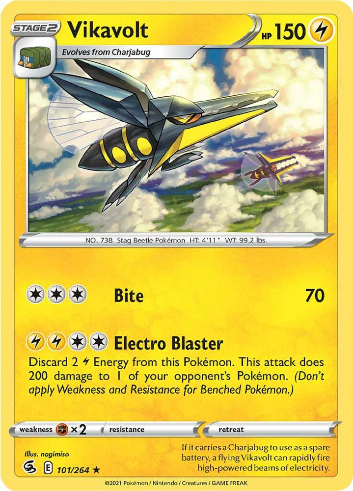 Vikavolt (101/264) [Sword & Shield: Fusion Strike] Pokémon