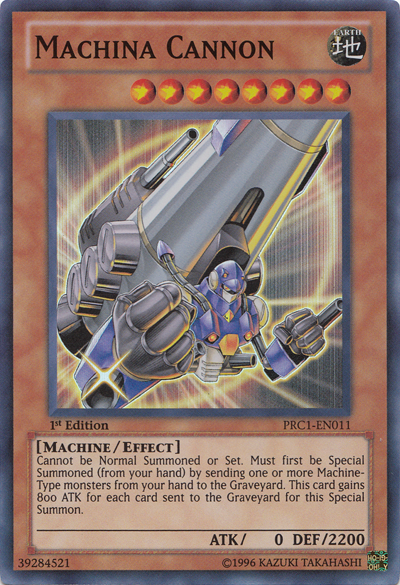 Machina Cannon [PRC1-EN011] Super Rare Yu-Gi-Oh!