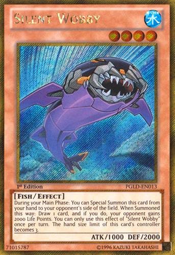 Silent Wobby [PGLD-EN013] Gold Secret Rare Yu-Gi-Oh!