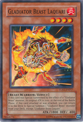 Gladiator Beast Laquari [TU01-EN017] Common Yu-Gi-Oh!