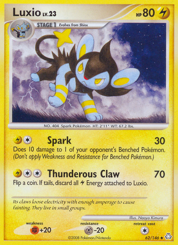 Luxio (62/146) [Diamond & Pearl: Legends Awakened] Pokémon
