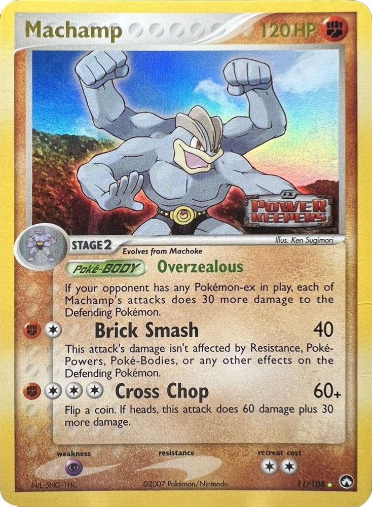 Machamp (11/108) (Stamped) [EX: Power Keepers] Pokémon