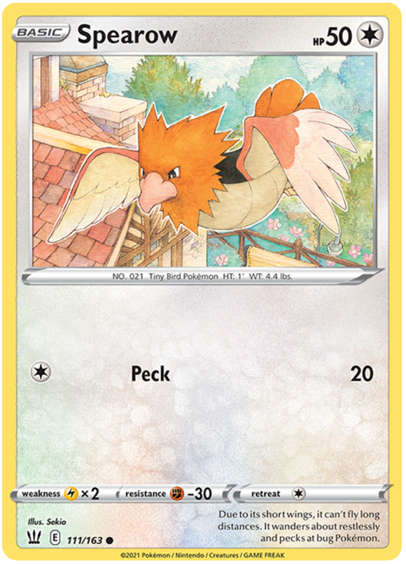 Spearow (111/163) [Sword & Shield: Battle Styles] Pokémon