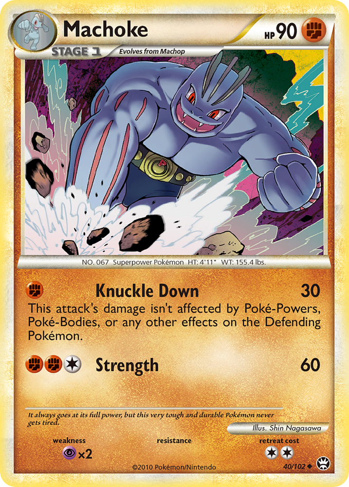Machoke (40/102) [HeartGold & SoulSilver: Triumphant] Pokémon