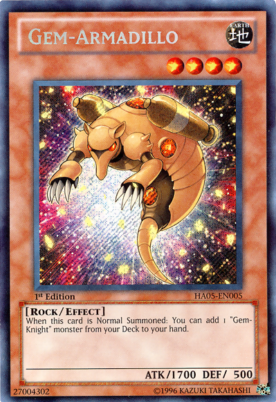 Gem-Armadillo [HA05-EN005] Secret Rare Yu-Gi-Oh!