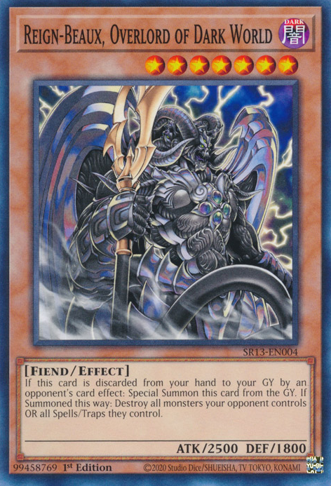 Reign-Beaux, Overlord of Dark World [SR13-EN004] Common Yu-Gi-Oh!