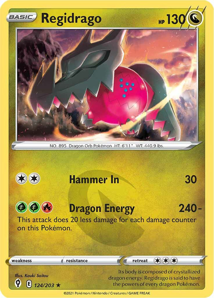 Regidrago (124/203) [Sword & Shield: Evolving Skies] Pokémon