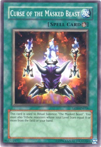 Curse of the Masked Beast [LON-EN016] Common Yu-Gi-Oh!