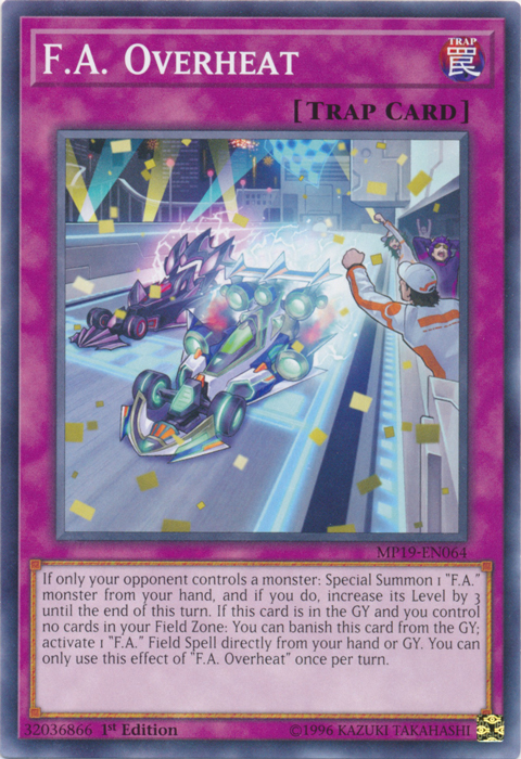 F.A. Overheat [MP19-EN064] Common Yu-Gi-Oh!