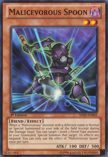 Malicevorous Spoon [SHSP-EN003] Common Yu-Gi-Oh!