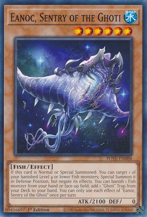 Eanoc, Sentry of the Ghoti [POTE-EN088] Common Yu-Gi-Oh!