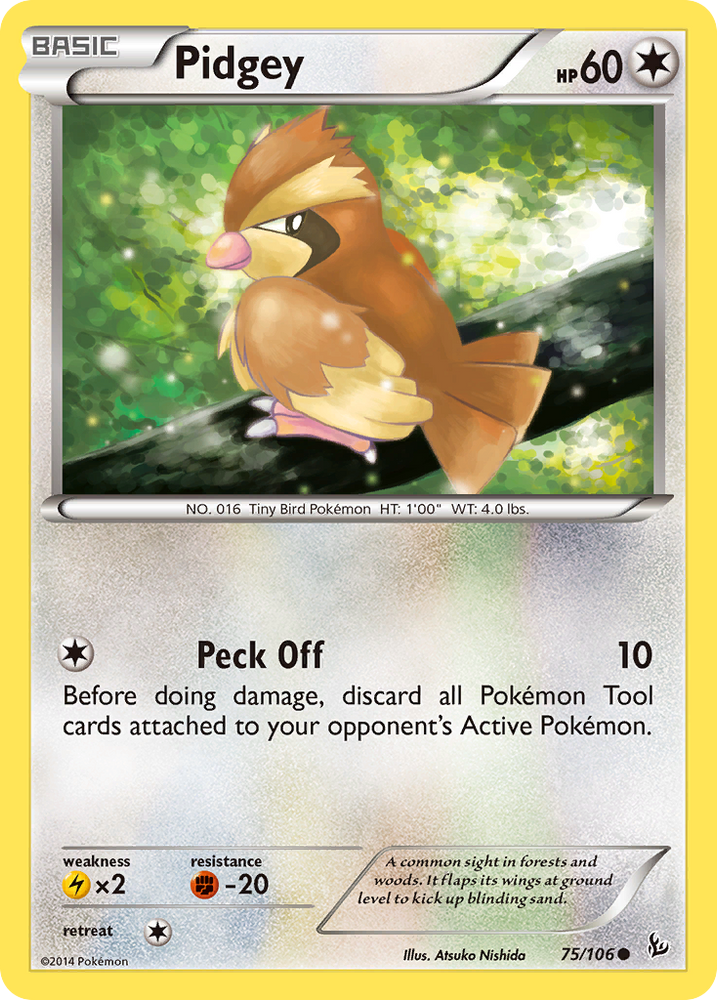 Pidgey (75/106) [XY: Flashfire] Pokémon