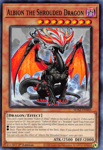 Albion the Shrouded Dragon [SDAZ-EN005] Common Yu-Gi-Oh!