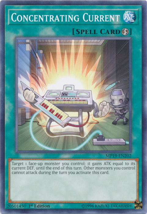 Concentrating Current [MP19-EN202] Common Yu-Gi-Oh!