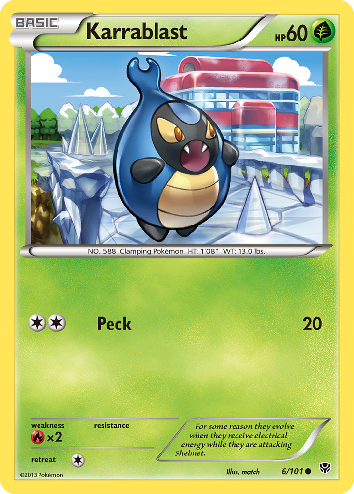 Karrablast (6/101) [Black & White: Plasma Blast] Pokémon
